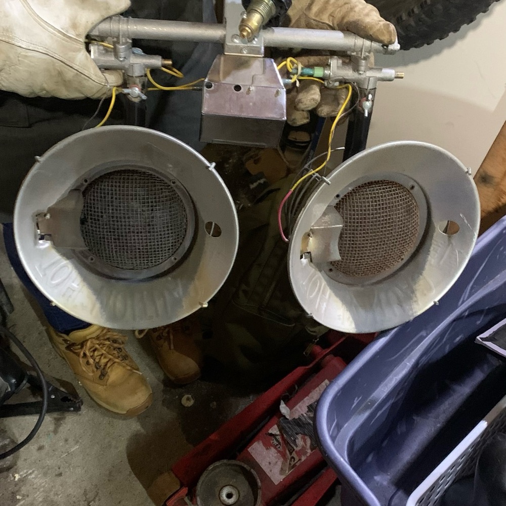Dual cat heater (propane)